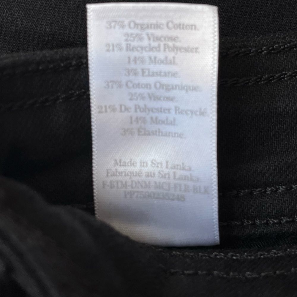 Everlane The Way High Skinny Split Hem Jeans Black Size 25 - Picture 8 of 11